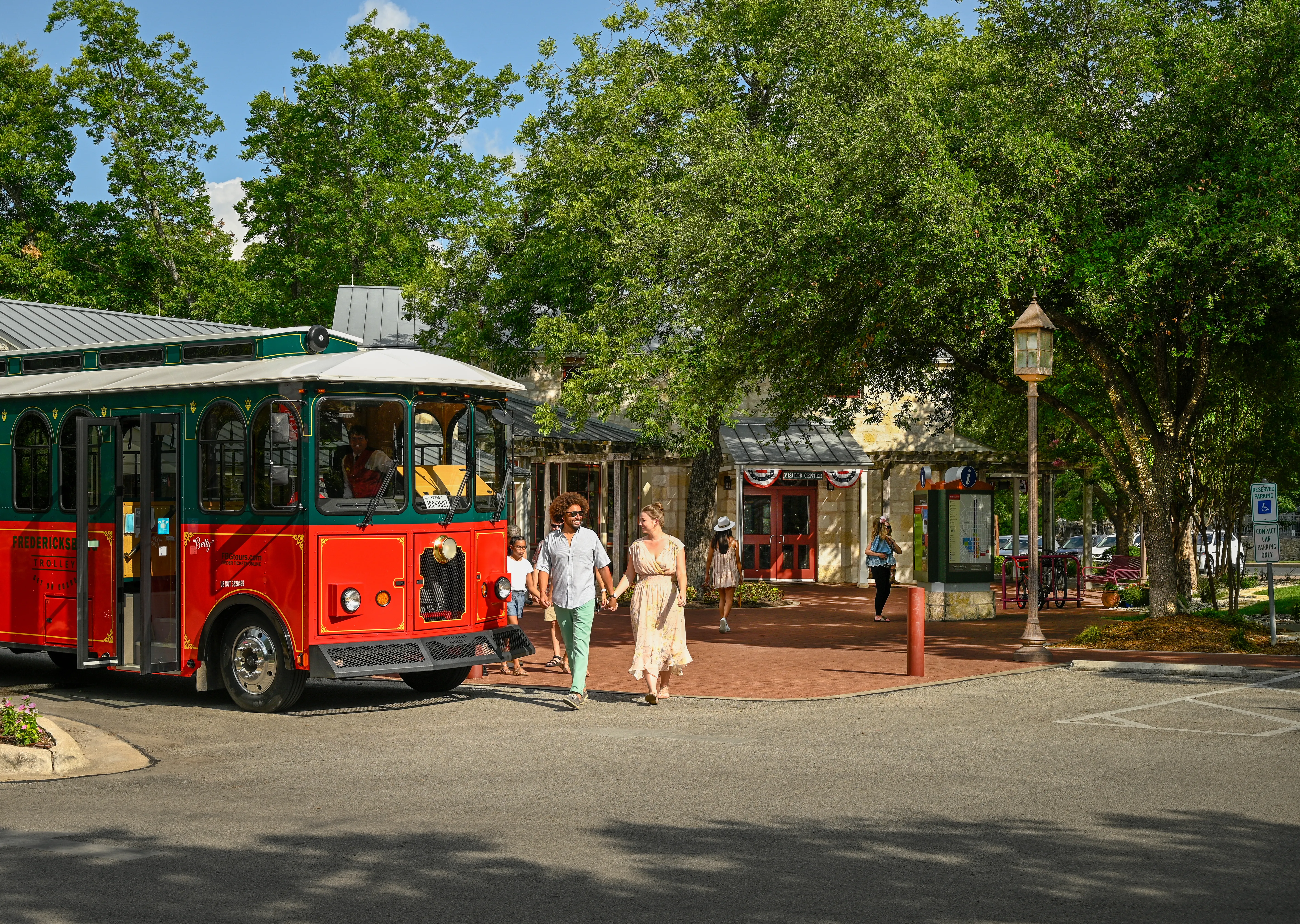 Downtown Fredericksburg street scene